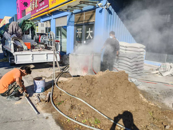 龙湖镇顶管注浆加固
